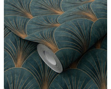 10451-19 Tapeten Erismann Elle Decoration 4 Farbe grün Vinyltapete auf Vlies
