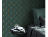 10451-19 Tapeten Erismann Elle Decoration 4 Farbe grün Vinyltapete auf Vlies