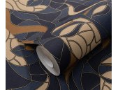 10458-08 Tapeten Erismann Elle Decoration 4 Farbe blau...