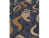 10458-08 Tapeten Erismann Elle Decoration 4 Farbe blau Vinyltapete auf Vlies