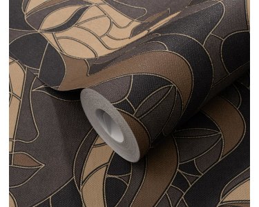 10458-37 Tapeten Erismann Elle Decoration 4 Farbe taupe Vinyltapete auf Vlies