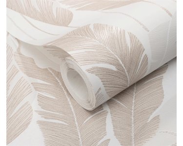 10344-02 Tapeten Erismann Melissa Farbe beige Vinyltapete auf Vlies