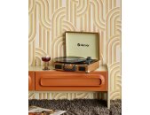 340563 Tapeten Eijffinger Groovy  Farbe oranien terrakotta weiß creme Vlies