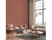 AS 781284 Tapeten A.S Creation Daniel Hechter 7 Farbe Rot, Orange, Lila, Gold, Metallic Vlies