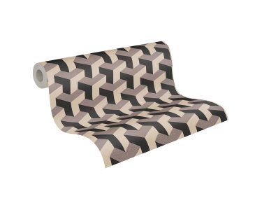 AS 781501 Tapeten A.S Creation Daniel Hechter 7 Farbe Beige, Schwarz, Metallic Vlies