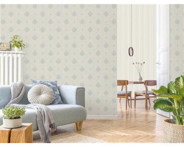 G68665 Tapeten Essener Palazzo 2 Farbe blau, grau Vliestapete