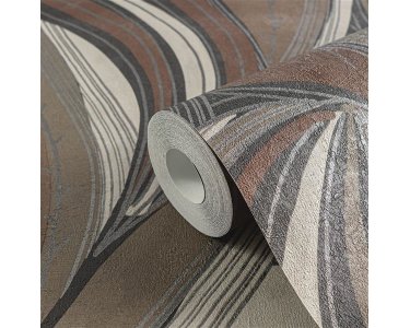 AS 786553 Tapeten A.S Creation Metropolitan Stories Hot Spots Farbe Braun Schwarz Grau Metallic Vlies