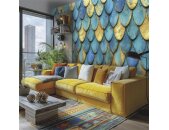 AS 790163 Tapeten A.S Creation Metropolitan Stories Hot Spots Farbe Blau Gelb Fototapete