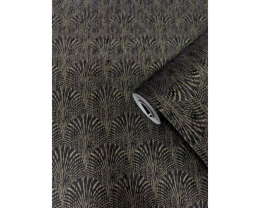 FAF7005 Tapeten Essener Boutique Farbe Schwarz, Lila, Silber Vliestapete