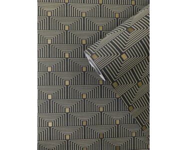 FPL3006 Tapeten Essener Boutique Farbe Schwarz, Gold, Beige, Grau  Vliestapete