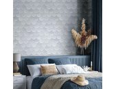 81660 Marburg Novamur Leyla  Farbe grau blau Vliestapete