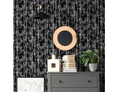 81672 Marburg Novamur Mona Farbe schwarz, weiß Vliestapete