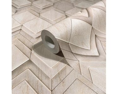 81677 Marburg Novamur Mona Farbe beige, grau Vliestapete