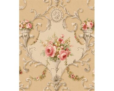 CI38234 Tapeten Essener Classic Silks 4 Farbe braun grün rot rosa Vliestapete