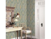 CI38255 Tapeten Essener Classic Silks 4 Farbe gold grau...