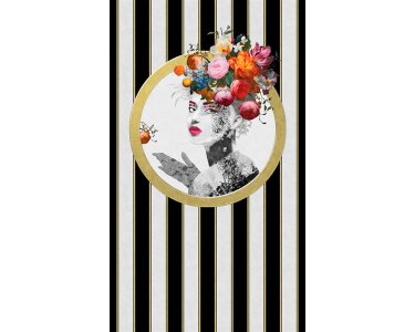 35601 Marburg Glööckler Pompöös Provence Farbe schwarz weiß rot Vliestapete