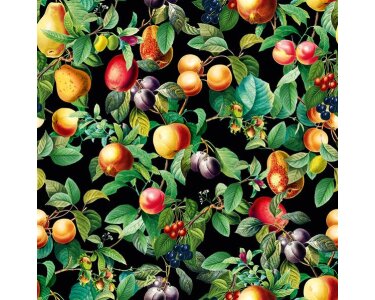 35634 Marburg Glööckler Pompöös Provence Farbe schwarz, grün, orange Vliestapete