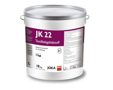 JOKA JK 22 Textilklebstoff Geb. a 18 kg Dispersionnsklebstoff für Textilbeläge