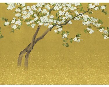 V154-2M Tapeten Essener Panorama 2 Farbe gold Wandbild