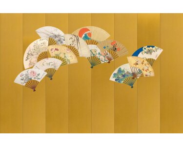 V160-1V Tapeten Essener Panorama 2 Farbe gold Wandbild