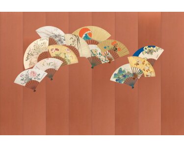 V160-2M Tapeten Essener Panorama 2 Farbe Orange, Lachs Wandbild