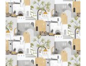 V166-1M Tapeten Essener Panorama 2 Farbe Sand Wandbild