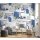 V166-3V Tapeten Essener Panorama 2 Farbe blau Wandbild