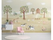 V186-1C Tapeten Essener Panorama 2 Farbe beige, bunt...