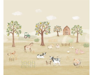 V186-1V Tapeten Essener Panorama 2 Farbe beige, bunt Wandbild