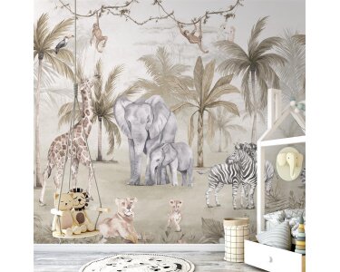 V187-2F Tapeten Essener Panorama 2 Farbe beige Wandbild