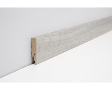 Joka Sockelleiste 14x58 mm 2,40 m lang  FO 458 Profil  458 mit FinishFolie Oberfläche  L108  458