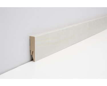 Joka Sockelleiste 14x58 mm 2,40 m lang FO 458 Profil  458 mit FinishFolie Oberfläche  L111  458