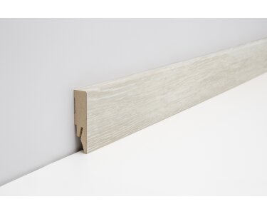 Joka Sockelleiste 14x58 mm 2,4 m lang FO 458 Profil  458 mit FinishFolie Oberfläche  L112  458