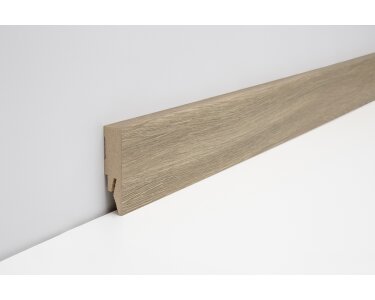 Joka Sockelleiste 14x58 mm 2,4 m lang  FO 458 Profil  458 mit FinishFolie Oberfläche  L132  458