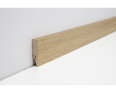 Joka Sockelleiste 14x58 mm 2,4 m lang  FO 458 Profil  458 mit FinishFolie Oberfläche  L138  458