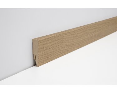 Joka Sockelleiste 14x58 mm 2,4 m lang  FO 458 Profil  458 mit FinishFolie Oberfläche  L144  458