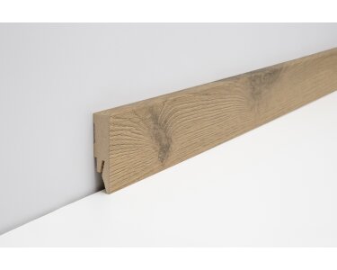Joka Sockelleiste 14x58 mm 2,4 m lang  FO 458 Profil  458 mit FinishFolie Oberfläche  L145  458