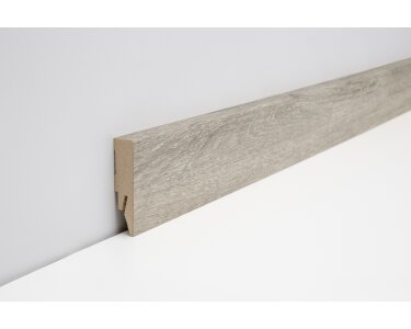 Joka Sockelleiste 14x58 mm FO 458 Profil  458 mit FinishFolie Oberfläche  L161  458