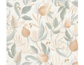 AS 790624 Tapeten A.S Creation CosmoLiving Farbe Creme Orange Grün Weiß  Vliestapete