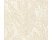 AS 790642 Tapeten A.S Creation CosmoLiving Farbe Beige Creme Weiß Metallic Silber Vliestapete