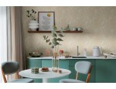 AS 790642 Tapeten A.S Creation CosmoLiving Farbe Beige Creme Weiß Metallic Silber Vliestapete