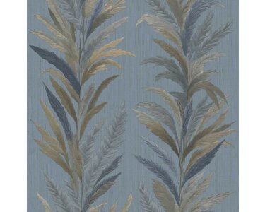 35906 Tapeten Essener Ornamenta Farbe blau gold braun Vliestapete