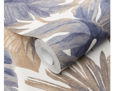1055844 Tapeten Erismann Forest Dreams Farbe blau Vliestapete