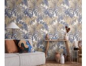 1055844 Tapeten Erismann Forest Dreams Farbe blau Vliestapete