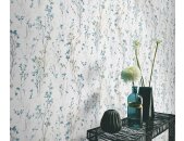 1056118 Tapeten Erismann Forest Dreams Farbe türkis Vliestapete