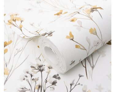 1056120 Tapeten Erismann Forest Dreams Farbe gelb Vliestapete