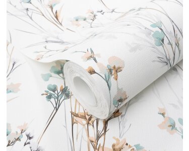 1056135 Tapeten Erismann Forest Dreams Farbe türkis  Vliestapete