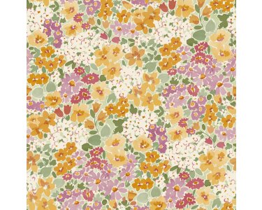 A80501 GranDeco Inia Bunt – Muster Tapete Wohnzimmer, Vinyl Vliestapete, moderne Tapete