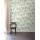 A83601 GranDeco Inia Grün – Muster Tapete Wohnzimmer, Vinyl Vliestapete, moderne Wandgestaltung