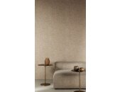 A85402 GranDeco Structured Walls Tapete Beige – Vinyl Vliestapete für Wohnräume